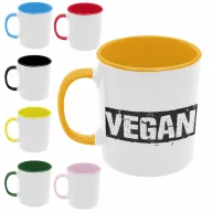 Vegan logó - Színes Bögre