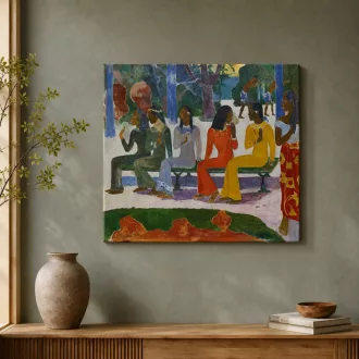 Paul Gauguin - Ma nem megyünk piacra vászonkép