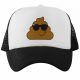 Cool kaki Emoji - Trucker Hálós Baseball Sapka