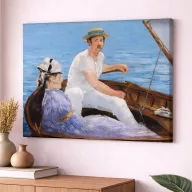 Édouard Manet - Csónakázás vászonkép