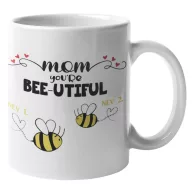   Bee-utiful Anya és méhecskéi (Személyre szabható) - Bögre