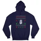 Bagoly karácsony - Unisex Kapucnis Pulóver