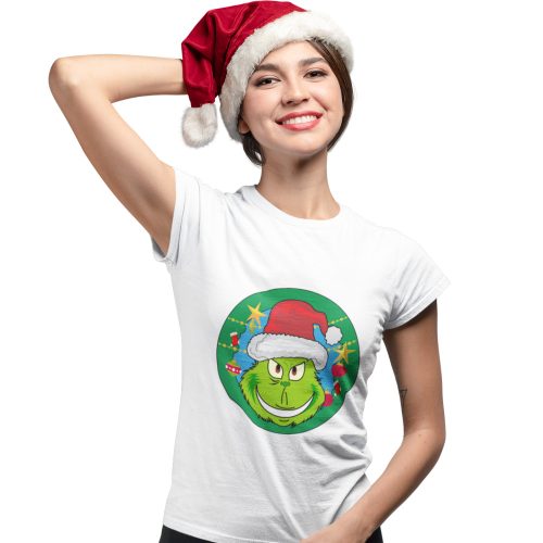 Grincs Mosoly - Karácsonyi Női Póló