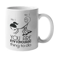   Téged csinállak a legszívesebben - Névre Szóló - Bögre