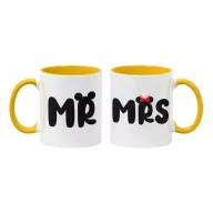 MR & MRS - Páros Színes Bögre (2db)