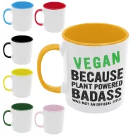 Badass Vegan - Színes Bögre
