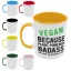 Badass Vegan - Színes Bögre