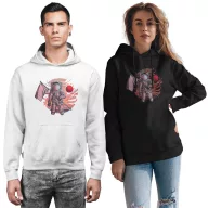 Űrhajós Küldetés - Unisex Kapucnis Pulóver