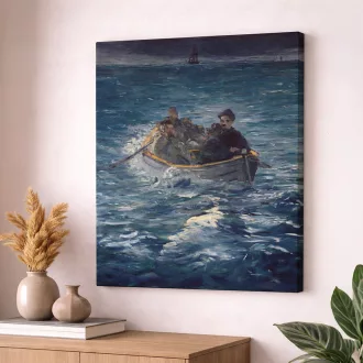 Édouard Manet - Rochefort szökése vászonkép
