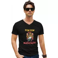 Pew-Pew Madafakas - Férfi V Nyakú Póló