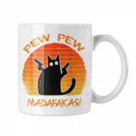 Pew-Pew Madafakas - Fehér Bögre
