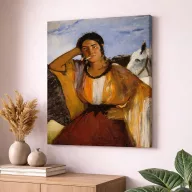 Édouard Manet - Fiatal nő spanyol jelmezben vászonkép