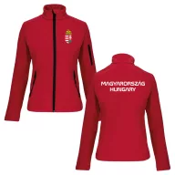 Magyarország Szurkolói Női Softshell Dzseki