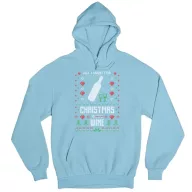 All I want for Christmas is wine - Unisex Kapucnis Pulóver