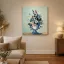 Paul Cézanne - Virágok rokokó vázában vászonkép