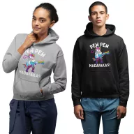 Pew-Pew Madafakas - Unisex Kapucnis Pulóver