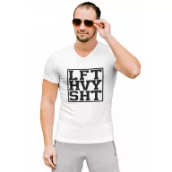LFT HVY SHT - Férfi V Nyakú Póló