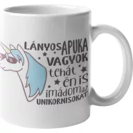 Lányos apuka vagyok - Fehér Bögre