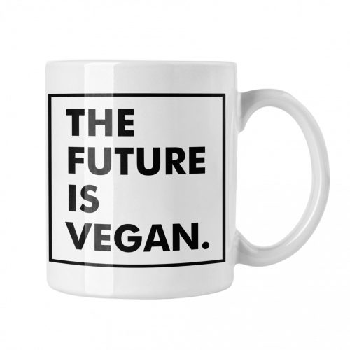 The future is vegan - Fehér Bögre