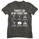 Things i do in my spare time - GYM Fitness Férfi Póló