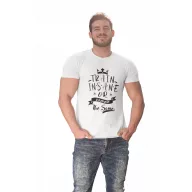 Train insane or remain the same - GYM Fitness Férfi Póló