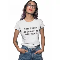 Nem eszek semmit, ami kakil - Női Póló