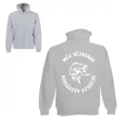 Még jézusnak is volt horgászós sztorija - Unisex Zipzáros Pulóver