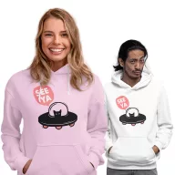 U.F.Ó Cica - Unisex Kapucnis Pulóver