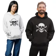 Halál Koponyája - Unisex Kapucnis Pulóver