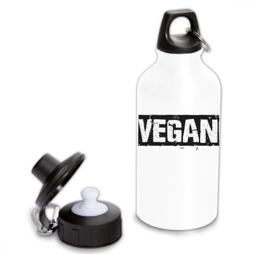 Vegan logó - Fémkulacs