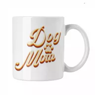 Dog mom - Fehér Bögre