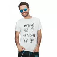 Eat fruit not friends - Férfi Póló