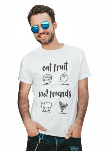 Eat fruit not friends - Férfi Póló