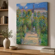 Claude Manet - A művész kertje Vétheuil-ben vászonkép