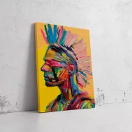 Harcos Indián - Pop Art Vászonkép