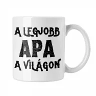 Legjobb apa a világon - Fehér Bögre
