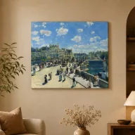 Pierre-Auguste Renoir - A Pont-Neuf vászonkép