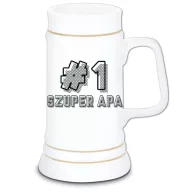Szuper Apa #1 - Kerámia Söröskorsó