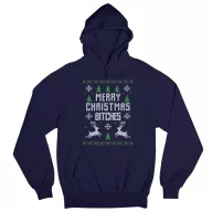Merry Christmas bitch@s - Unisex Kapucnis Pulóver