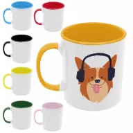 Fejhallgatós Kutya - Színes Bögre