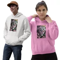 Joker smile - Unisex Kapucnis Pulóver