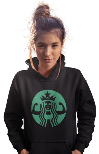 Starbucks Woman Power - GYM Fitness Unisex Kapucnis Pulóver
