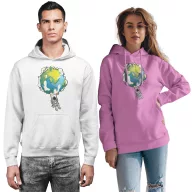 Hintás Űrhajós - Unisex Kapucnis Pulóver