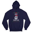 Szőrös karácsony - Unisex Kapucnis Pulóver