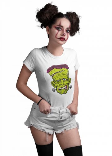 Frankenstein fej - Női Póló