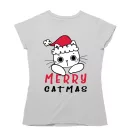 Merry Catmas - Karácsonyi Női Póló