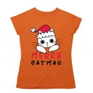 Merry Catmas - Karácsonyi Női Póló
