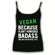 Badass Vegan - Női Spagetti Top