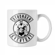 Stronger everyday - Fehér Bögre