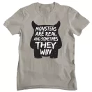 Monsters are real - Férfi Póló